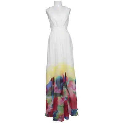 Robe longue (Blanc, Multicolore) de Mango Polyester