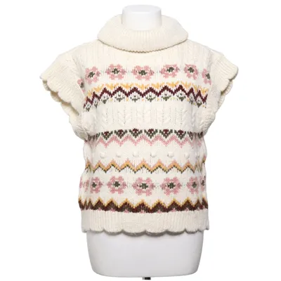 Slipover (Hvid, Flerfarvet) fra Mango Akryl, Polyamid, Polyester, Uld