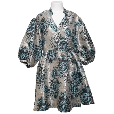 Omlottklänning (Blå, Silverfärgad, Svart) från Noella Polyester