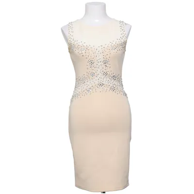 Robe de cocktail (Beige) de Little Mistress Élasthane, Polyester