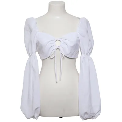 Crop top (Vit) från Divided by H&M Elastan, Polyester