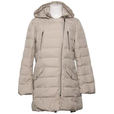 Down coat (Beige) from Caroll Acrylic, Down, Feather, Polyester