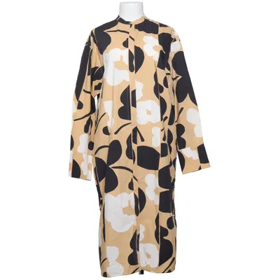 Skjortklänning (Beige, Svart, Vit) från Marimekko Bomull