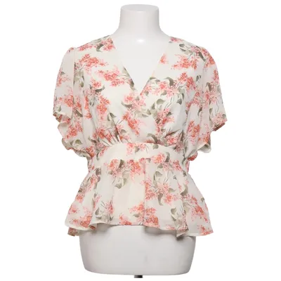 Peplum Top (Weiß, Pink, Grün) von VILA Polyester