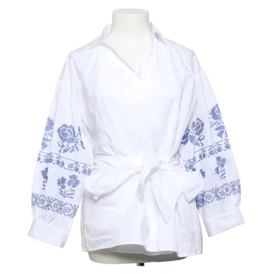Wrap blouse (White, Blue) from Weekend MaxMara