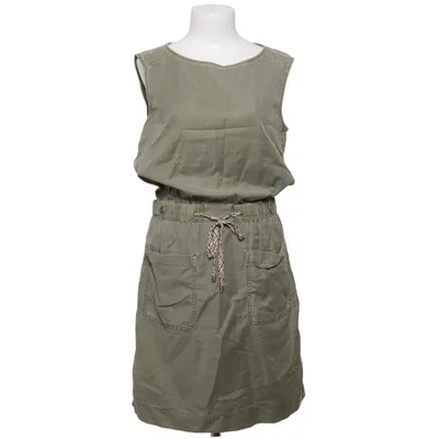 Jurk (Groen) van EDC by ESPRIT Katoen, Elastaan, Linnen