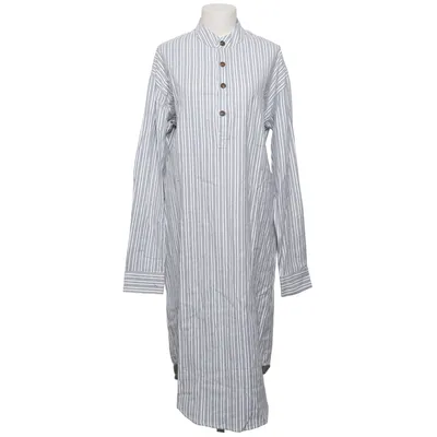 Dress (White, Blue) from Lee Valley Cotton