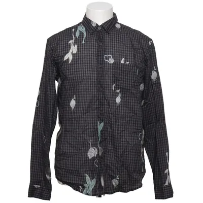 Shirt (Black, Green) from L'Homme Rouge Cotton