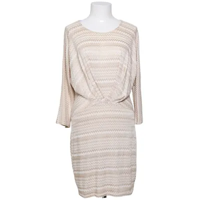 Jurk (Beige, Wit) van Egerie Elastaan, Polyester