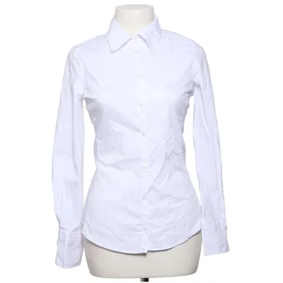 Shirt (White) from Zara Cotton, Elastane, Polyamide
