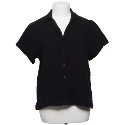 Short sleeve shirt (Black) from MyWear Woman Cotton