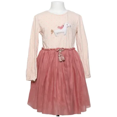 Kjole (Pink, Hvid) fra Next Bomuld, Polyester