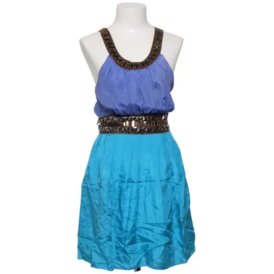Dress (Blue, Turquoise) from Forever 21 Polyester, Silk