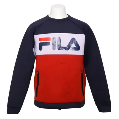 Sweatshirt (Blue, Red, White) from Fila Elastane, Polyester