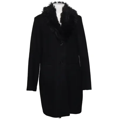 Frakke (Sort) fra Havana Polyester, Uld