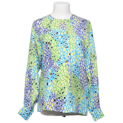 Blouse (Green, Blue, Yellow, Multicolored) from Escada Silk