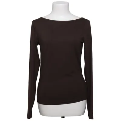 Långärmad t-shirt (Brun) från Ninepine Elastan, Återvunnen polyester