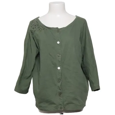 Cardigan (Groen) van Ellos Plus Collection Katoen