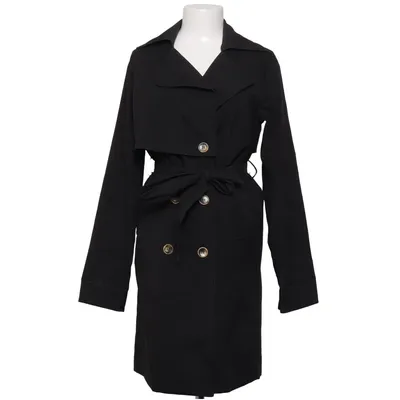 Trenchcoat (Sort) fra Madison Polyester, Viscose