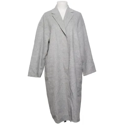 Frakke (Grå) fra Massimo Dutti Polyamid, Uld
