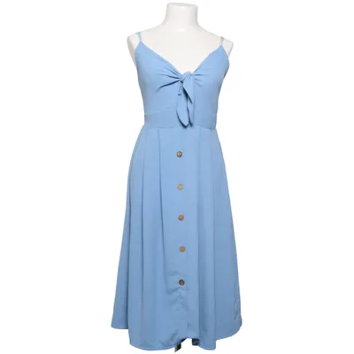 Jurk (Blauw) van New Collection Elastaan, Polyester