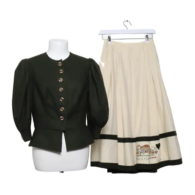 Sæt (Grøn, Beige) fra Kruger Dirndl Acetat, Uld