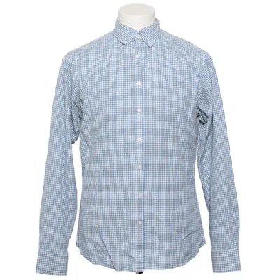 Shirt (Blue, White, Gray) from The Shirt Factory Cotton