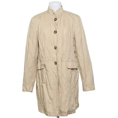 Manteau (Beige) de Mark Adam Coton, Fibre métallique, Polyester