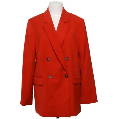 Blazer (Rød) fra H&M Polyester, Viscose, Elastan