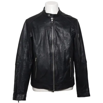 Läderjacka (Svart) från Premium by Jack & Jones Skinn, Polyester