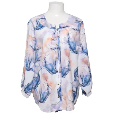 Blus (Blå, Vit, Flerfärgad) från Viola Viskos