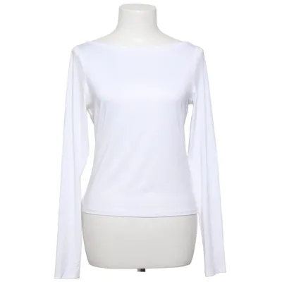 Long sleeve T-shirt (White) from Monki Polyester, Elastane