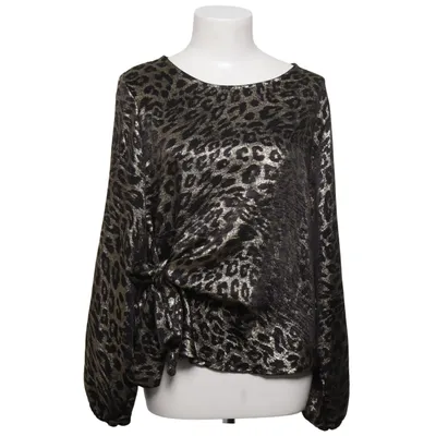 Blouse portefeuille (Noir, Or) de Gemini Polyester