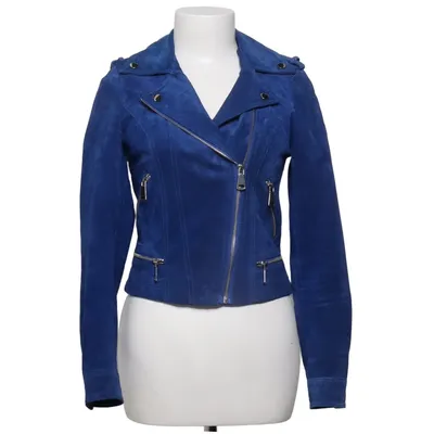 Bikerjakke (Blå) fra Vero Moda Læder, Polyester