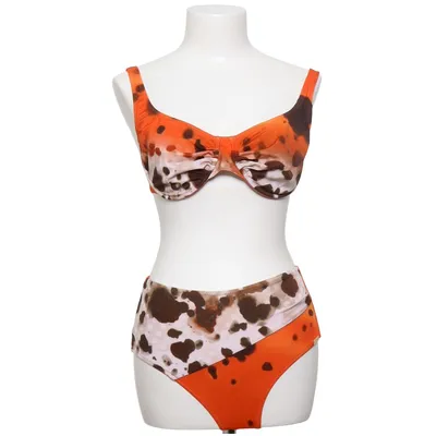 Bikini (Orange, Brown, Beige) from Charmline Elastane, Polyamide