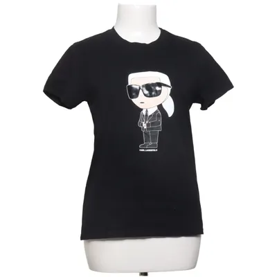 T-shirt (Noir) de Karl Lagerfeld Coton biologique