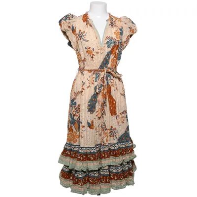 Klänning (Beige, Flerfärgad) från Ulla Johnson Bomull, Viskos