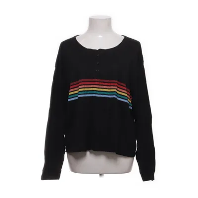 Långärmad t-shirt (Svart, Flerfärgad) från Messy Bun Just Chillin' Bomull, Viskos