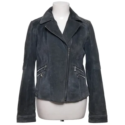 Bikerjacka (Grå) från Grain de Malice Skinn, Polyester