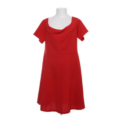 Klänning (Röd) från New Look Curves Elastan, Polyester