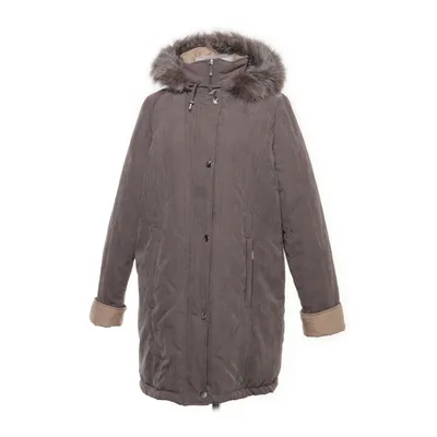Winterjas (Beige) van Laura Kent Acryl, Imitatiebont, Polyamide, Polyester