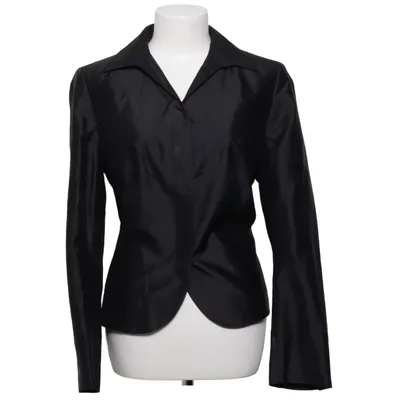 Blazer (Noir) de Rena Lange Cupro, Soie