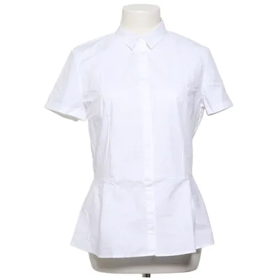 Chemise à manches courtes (Blanc) de Hugo Boss Coton, Élasthane
