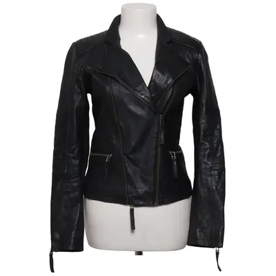 Bikerjack (Zwart) van Suzanna Leer, Polyester