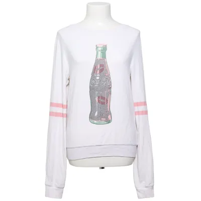 T-shirt à manches longues (Blanc, Rose, Multicolore) de Wildfox Élasthane, Polyester, Viscose