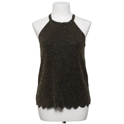 Tanktop (Zwart, Goud) van Select Elastaan, Metallvezel, Polyester