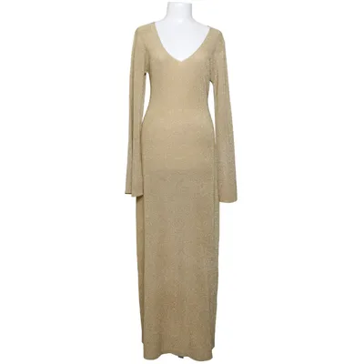 Långklänning (Guldfärgad) från Gina Tricot Polyester