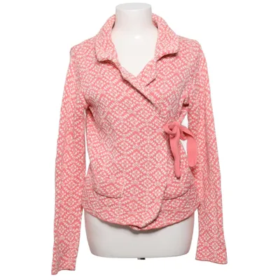 Wrap cardigan (Pink, White) from Playback Cotton