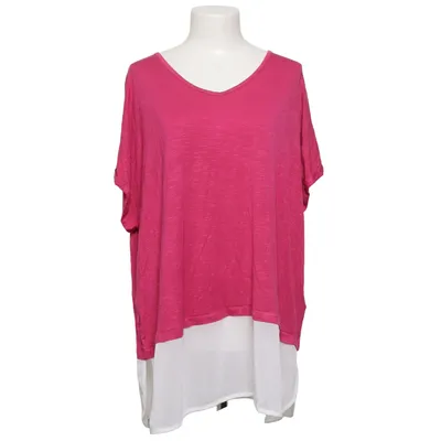 Haut (Rose, Blanc) de MyWear Élasthane, Polyester, Viscose