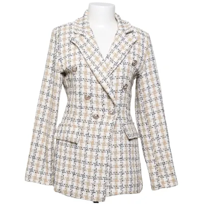 Blazer (Beige, Wit, Zwart) van New Collection Katoen, Polyester, Viscose
